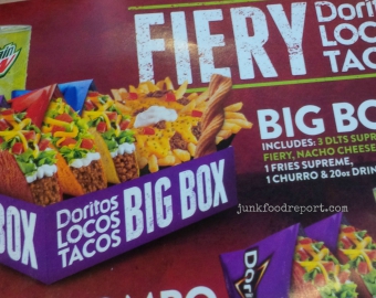 Taco Bell Fiery Doritos Locos Tacos