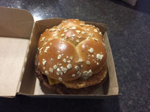 McDonald's Potato Rosti & Bacon Burger