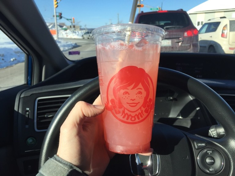 Wendys Strawberry Lemonade