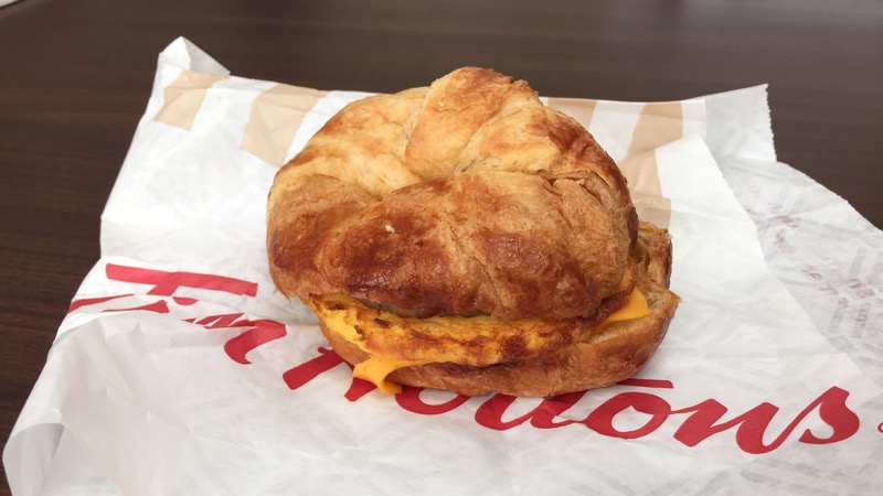 Review:  Tim Hortons Croissant Breakfast Sandwich